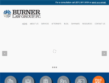 Tablet Screenshot of burnerlaw.com